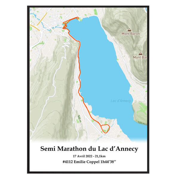 Semi Marathon Annecy Outdoor Orange