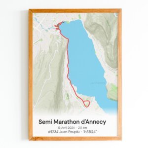 affiche semi-marathon annecy 2024