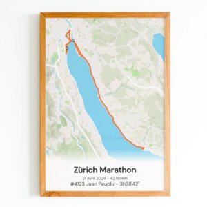 affiche marathon de zurich