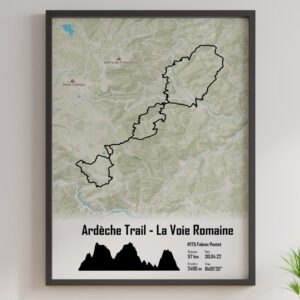 affiche Ardèche trail