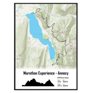 affiche de la marathon experience Annecy