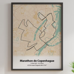 Copenhagen marathon Poster