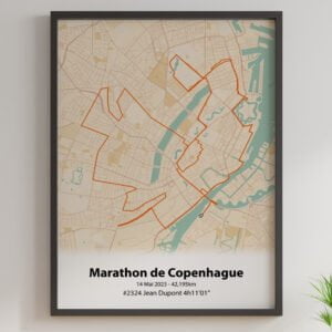 Copenhagen marathon Poster
