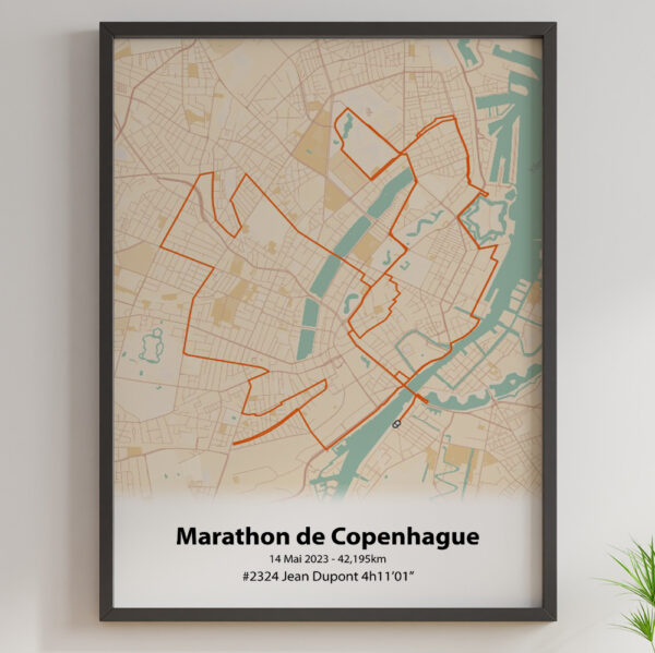 Marathon de Copenhague Mercantour Orange 2023
