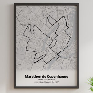 Copenhagen marathon Poster
