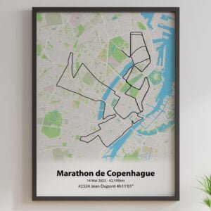 affiche marathon de copenhague 2023 outdoor