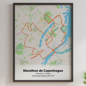 Copenhagen marathon Poster