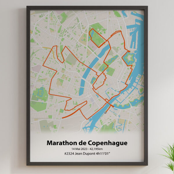 Marathon de Copenhague Outdoor Orange 2023