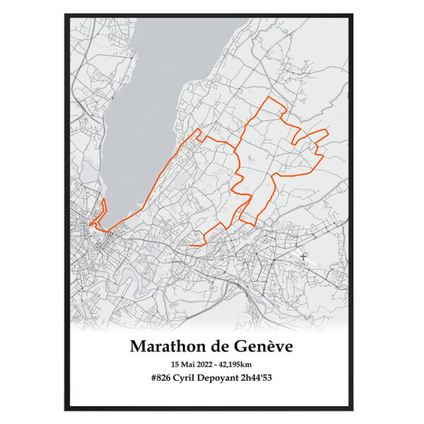 Marathon de Geneve Orange