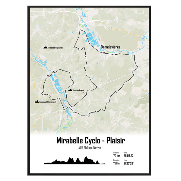 Affiche Mirabelle Cyclo 70km