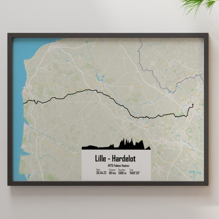 Affiche Cyclisme - Lille Hardelot