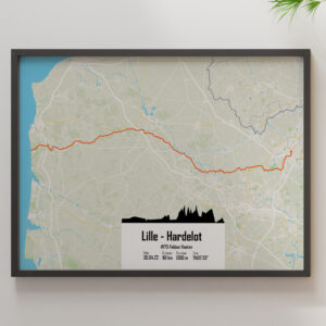 Affiche Cyclisme - Lille Hardelot
