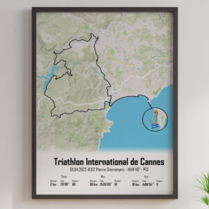 affiche triathlon de Cannes