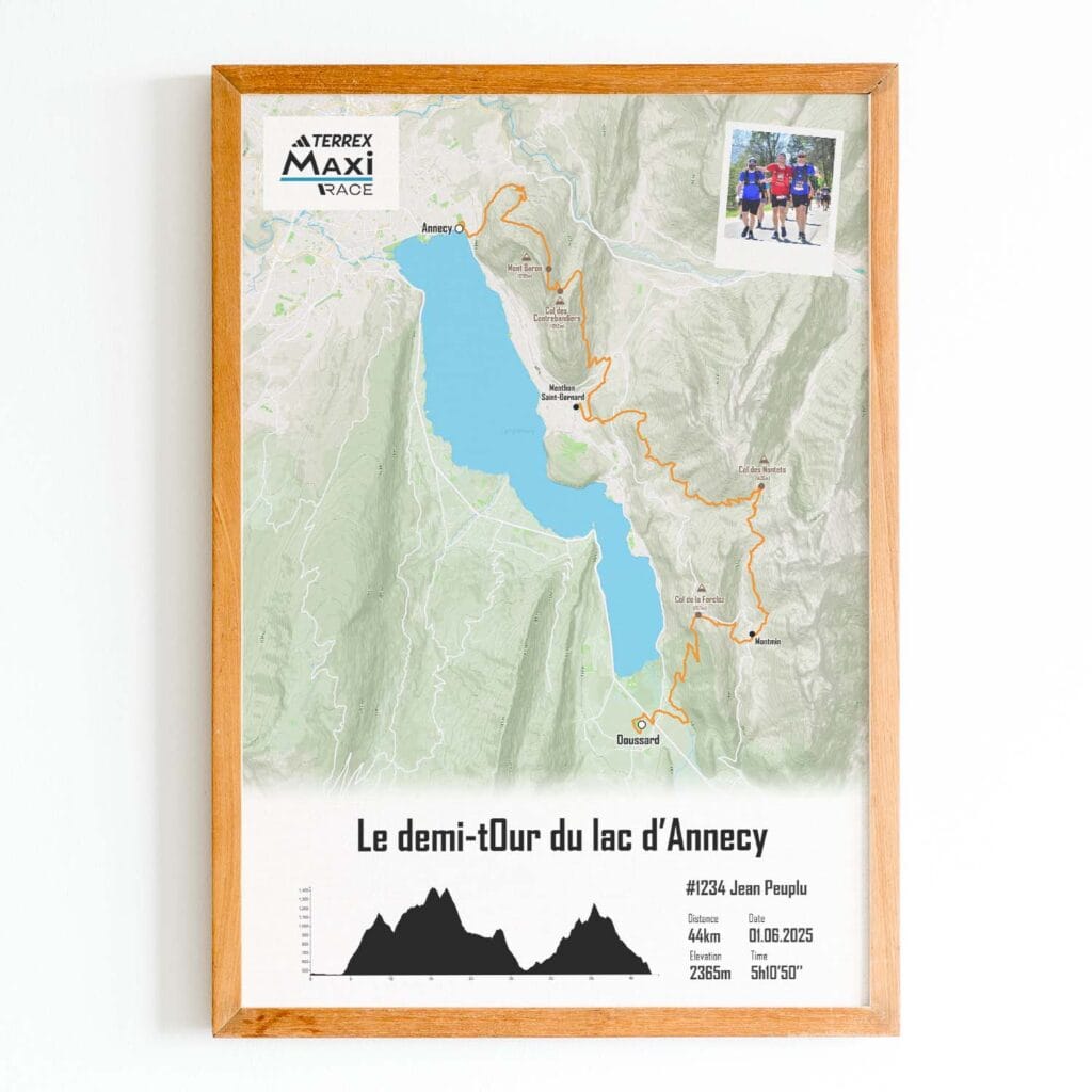 affiche marathon expérience rouge