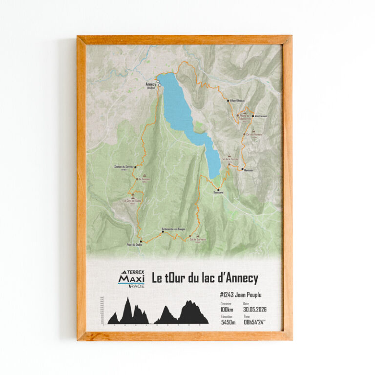 Affiche MaXi Race® – Le tOur du Lac d’Annecy