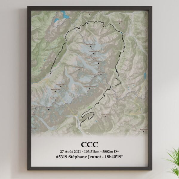 affiche de la CCC petite soeur de l'utmb