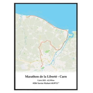 Affiche Semi Marathon de Caen
