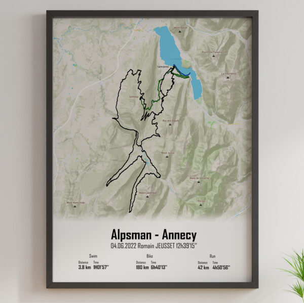 affiche du parcours de l'alpsman
