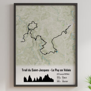 affiche trail du saint jacques