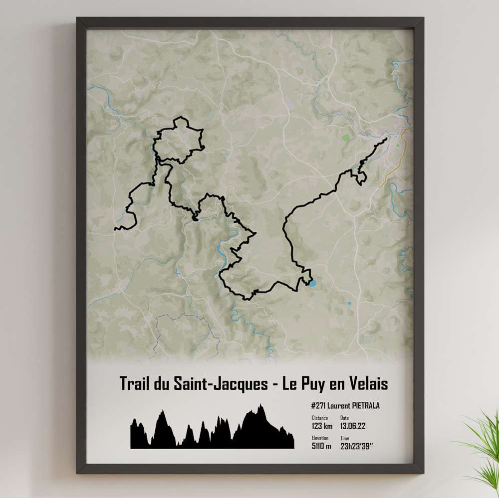 affiche trail du saint jacques