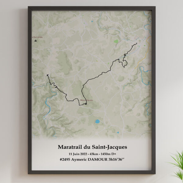 affiche maratrail du saint jacques