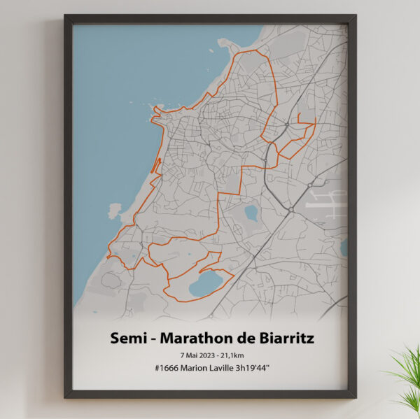 Semi marathon Biarritz Fleuve Orange 2023