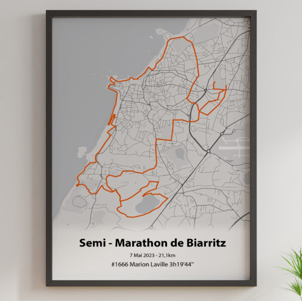 Semi marathon Biarritz Orange 2023