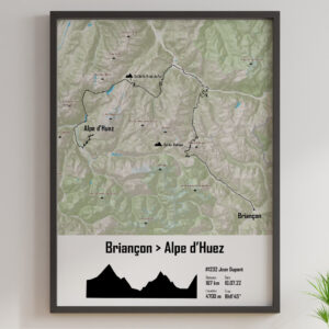 affiche briançon alpes d'huez