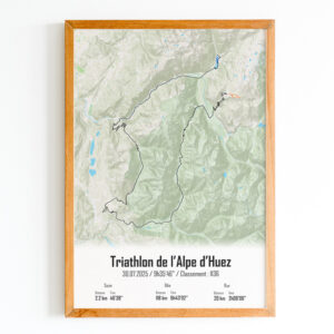 affiche triathlon de l'alpe d'huez