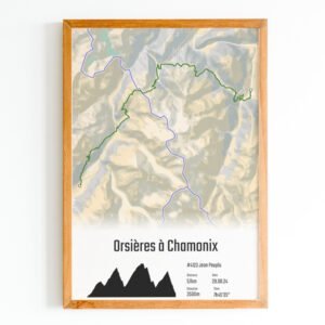 Affiche De Orsières à Chamonix