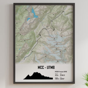 affiche de la course de trail MCC by UTMB