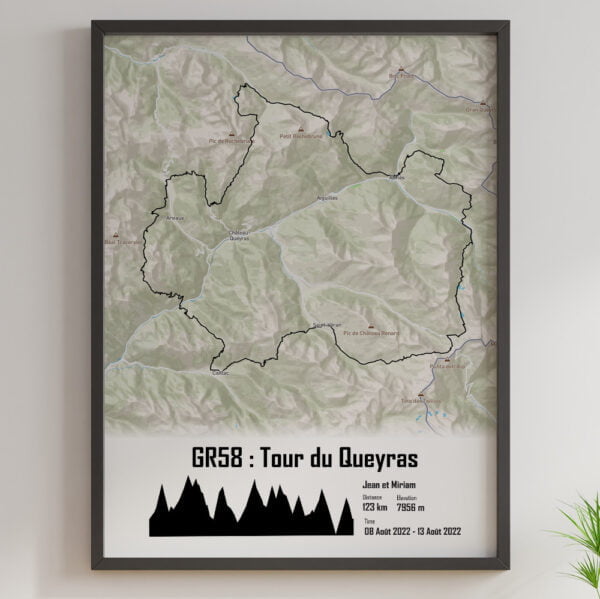 affiche du GR58 Tour du Queyras