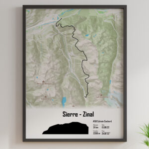 affiche trail sierre zinal