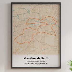 Affiche Marathon de Berlin