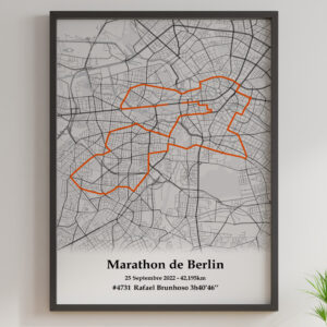 Affiche Marathon de Berlin