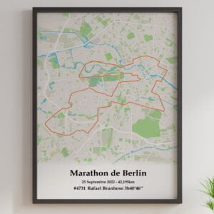 Affiche Marathon de Berlin