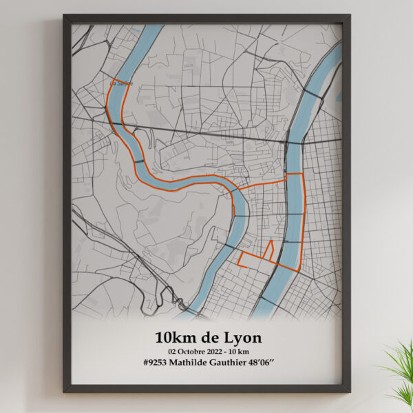 10km de Lyon fleuve orange 2022