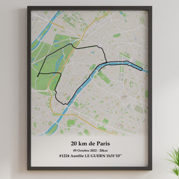 affiche du 20km de Paris Vredenstein