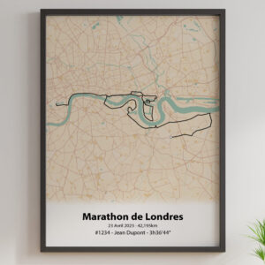 London Marathon poster
