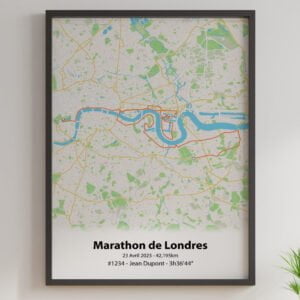 London Marathon poster