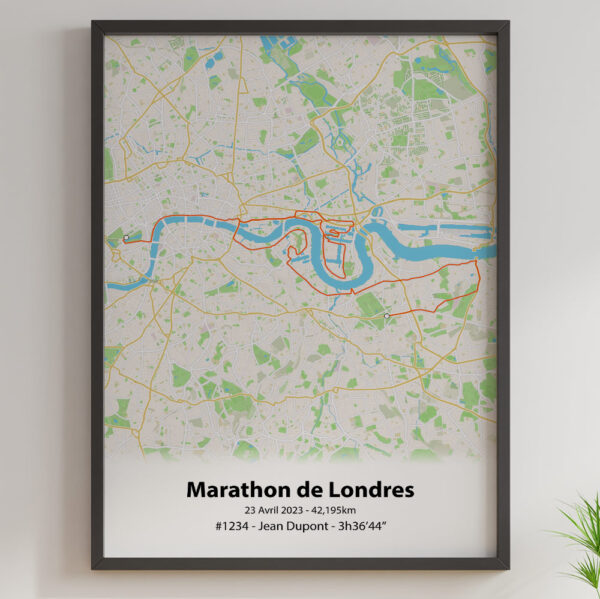 Marathon de Londres Outdoor Orange 1