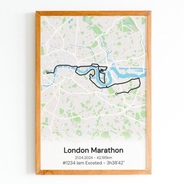 london marathon poster