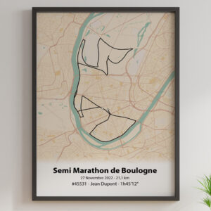 Affiche Semi Marathon de Boulogne Billancourt