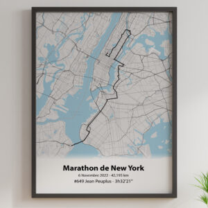 New York Marathon Poster