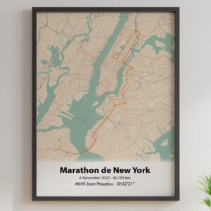 New York Marathon Poster