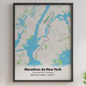 New York Marathon Poster
