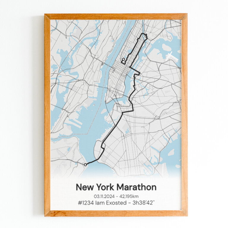 New York Marathon Poster