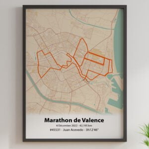 Affiche Marathon de Valence