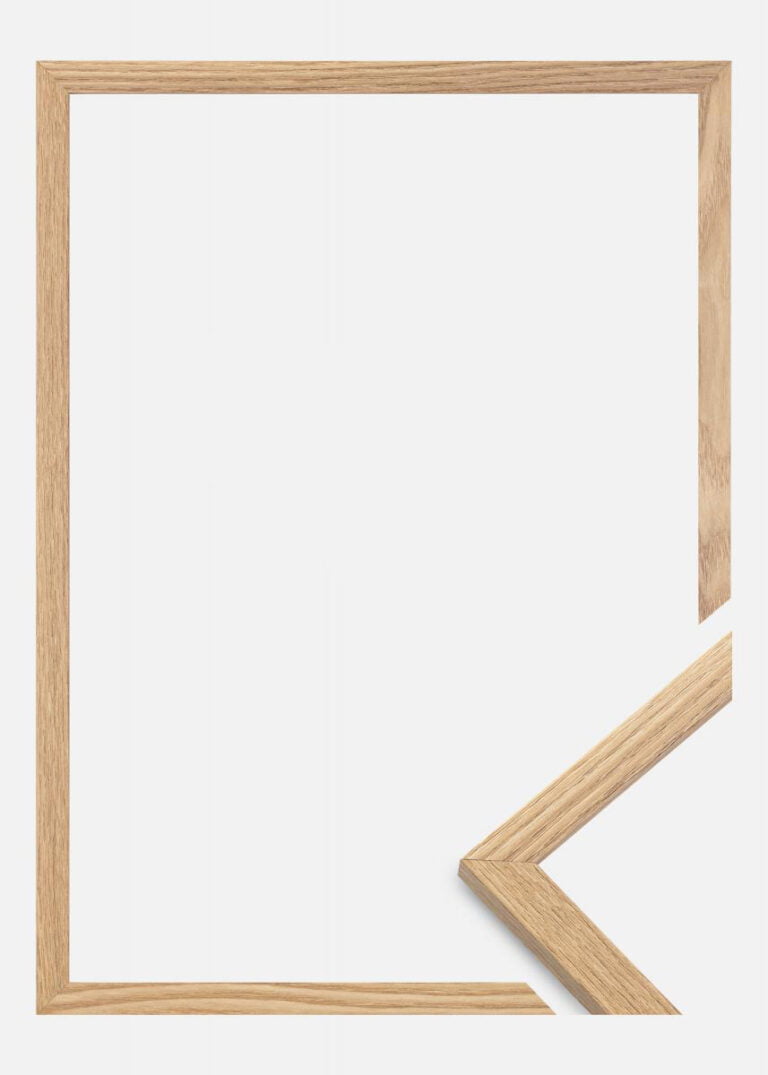 Cadre Photo en Bois - Couleur Chêne