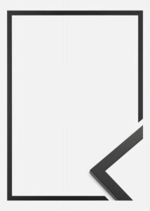 Cadre Photo en Bois - Couleur Noire